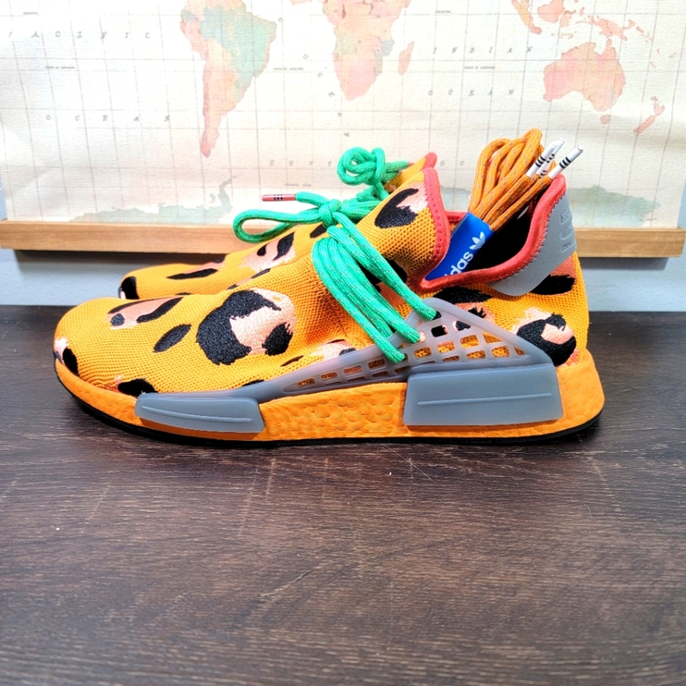 BRAND NEW Adidas X Pharrell Nmd Hu Animal Print Men's Size 11.5 - Picture 2 of 8